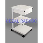 Stolik pod aparaturę metalowy 3 - półki + szuflada