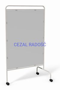 Parawan pojedynczy PRMP1 z ekranem z płyty PCV