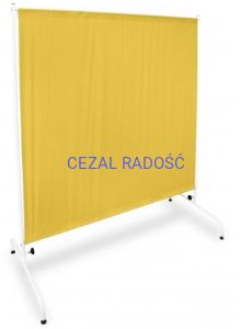 Parawan metalowy PRM 1S W1 na kółkach (składany)