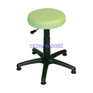 Taboret lekarski MAYA na stopkach (stelaż czarny)