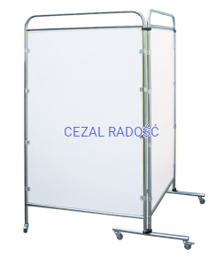 Parawan z plexi dwuskrzydłowy 96/96cm