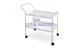 Stolik zabiegowy - szklane półki STZ-01