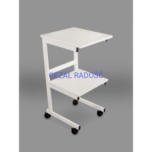 Stolik pod aparaturę metalowy 2 - półki