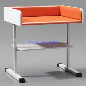 Stół do badań niemowląt / Przewijak SBN-P z półką