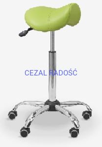 Taboret ERGO STS podstawa chrom/siedzisko tapicerowane 