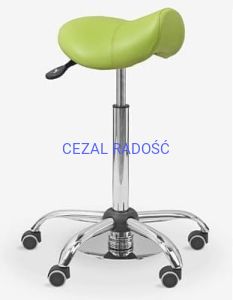 Taboret MEDICA STS podstawa chrom/siedzisko tapicerowane  