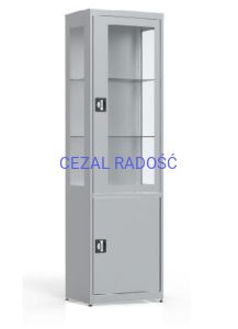 Szafa medyczna MDBW/1 Jasny popiel 