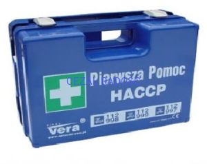 Apteczka pierwszej pomocy HACCP w walizce z tworzywa ABS