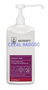 VELODES SOFT 500ml  z pompką- Dezynfekcja Rąk 