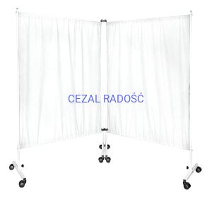 Parawan medyczny dwuskrzydłowy PM-2