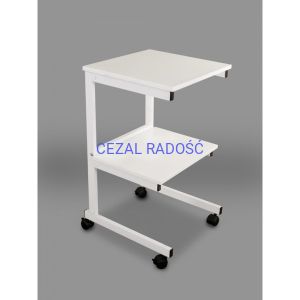 Stolik pod aparaturę aluminiowy 2 - półki