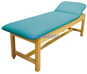 Stół rehabilitacyjny drewniany – regulacja zagłówka +40° 