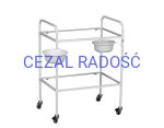 Stolik zabiegowy szklany T-10 